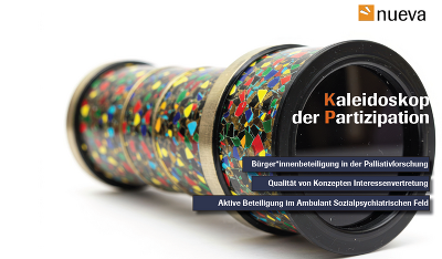 Das Bild zeigt ein großes Kaleidoskop. 