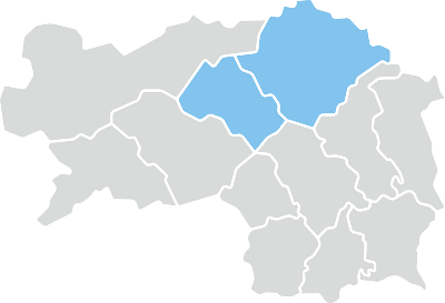 Karte Obersteiermark Ost